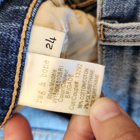 Rag & Bone Dre Distressed Brigade Jean - Picture 6 of 6